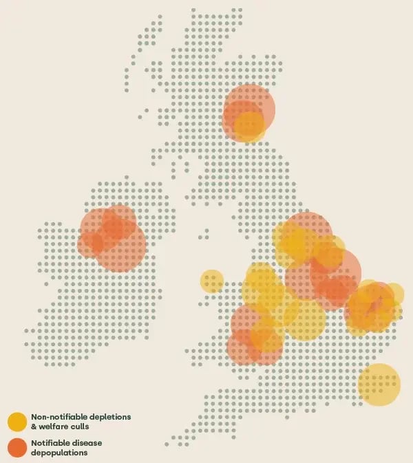 heatmap of UK and Ireland